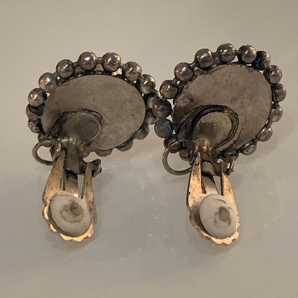 Black and Silver Earrings - Picture 4 of 5
